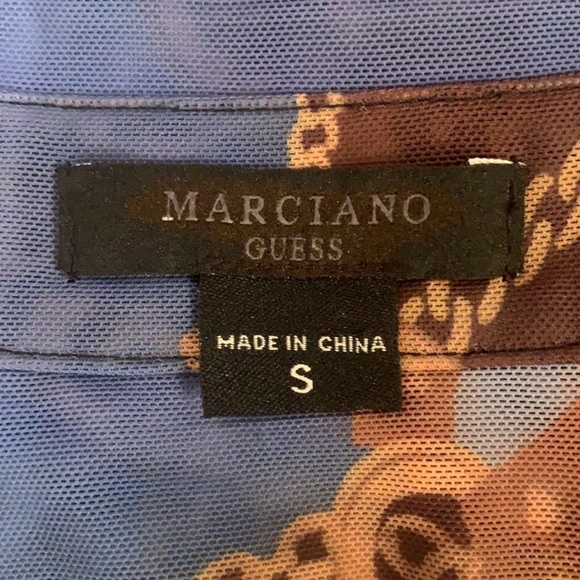 Guess by Marciano Small Casual Button Up Shirt - Picture 4 of 6